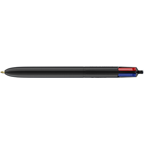 BIC® 4 Colours Kugelschreiber Digital , BiC, schwarz, Kunststoff, 14,40cm x 1,60cm (Länge x Breite), Bild 3