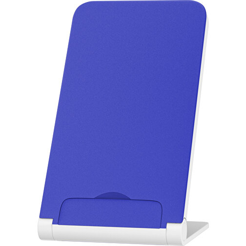 WirelessView - Der Klapp-Ständer Mit Kabellosem Ladegerät , blau / weiß, Kunststoff, 13,60cm x 1,30cm x 7,30cm (Länge x Höhe x Breite), Bild 1