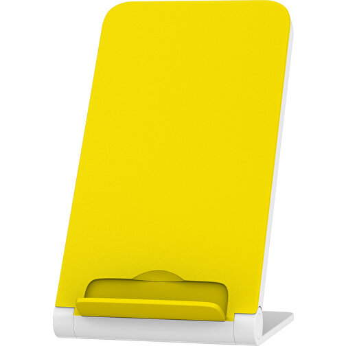 WirelessView - Der Klapp-Ständer Mit Kabellosem Ladegerät , gelb / weiß, Kunststoff, 13,60cm x 1,30cm x 7,30cm (Länge x Höhe x Breite), Bild 2