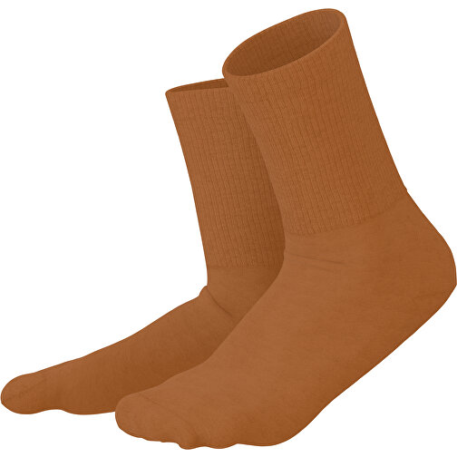 Boris - Die Premium Tennis Socke , braun, 85% Natur Baumwolle, 12% regeniertes umwelftreundliches Polyamid, 3% Elastan, 36,00cm x 0,40cm x 8,00cm (Länge x Höhe x Breite), Bild 1