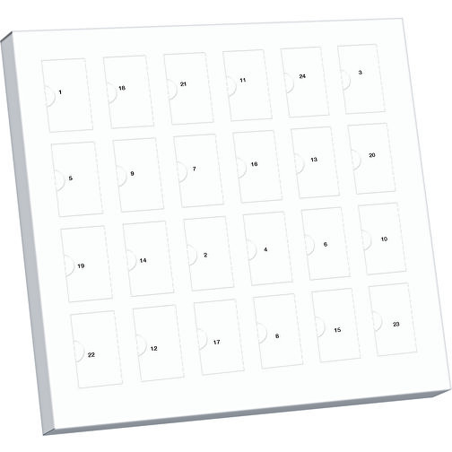Kalendarz adwentowy ECO, papierowy blister Napolitain Naps, Obraz 1