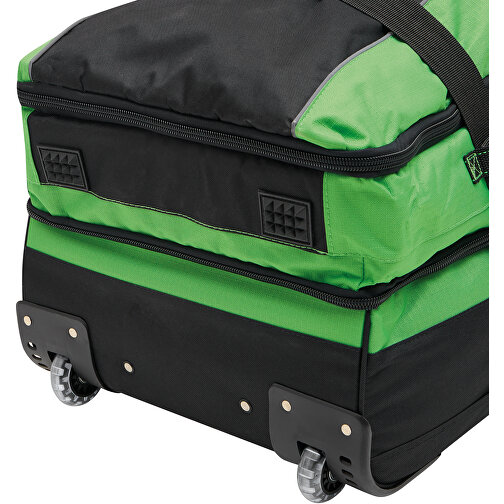 Trolley-Reisetasche BoGi XL , grün, 600D Polyester / Rib Stop, 82,00cm x 35,00cm x 39,00cm (Länge x Höhe x Breite), Bild 8