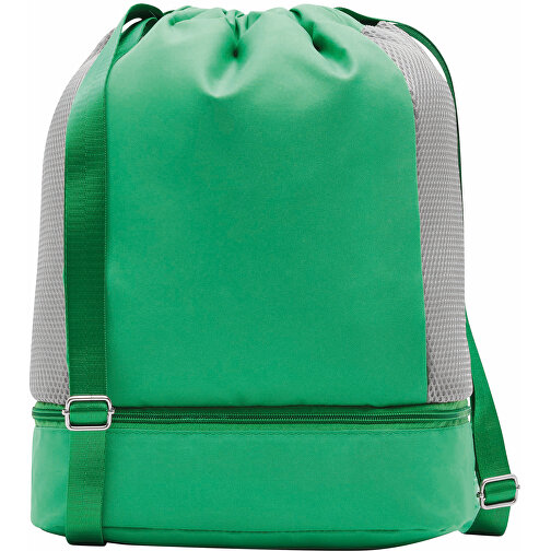 Rucksack TRIP , hellgrün, 300D Polyester / PU, 30,00cm x 40,00cm x 15,00cm (Länge x Höhe x Breite), Bild 2