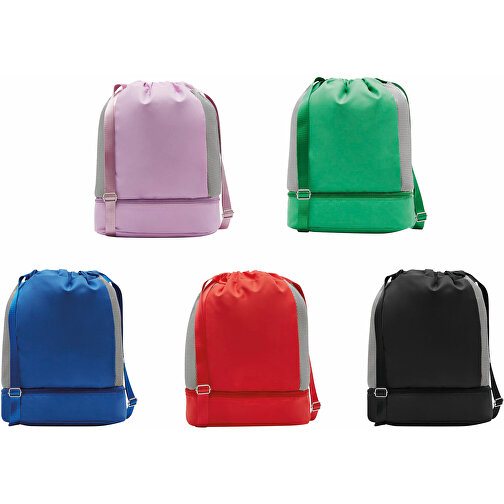 Rucksack TRIP , rot, 300D Polyester / PU, 30,00cm x 40,00cm x 15,00cm (Länge x Höhe x Breite), Bild 13