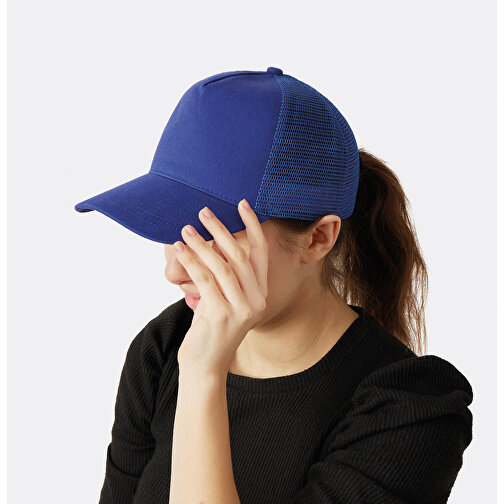 5-Panel-Cap FASTBALL , royalblau, Baumwolle / Polyester, , Bild 14