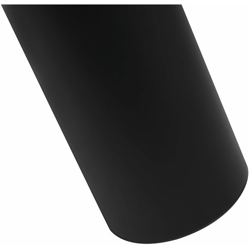 Aluminium-Trinkflasche JUMBO TRANSIT , schwarz, Aluminium / Edelstahl / PP / Silikon, 22,50cm (Länge), Bild 6
