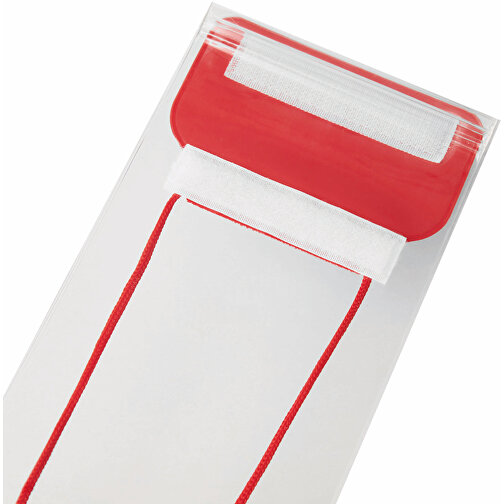 Telefon-Tasche SMART SPLASH XL , rot, PVC, frei von Phthalaten, 24,00cm x 9,50cm (Länge x Breite), Bild 4