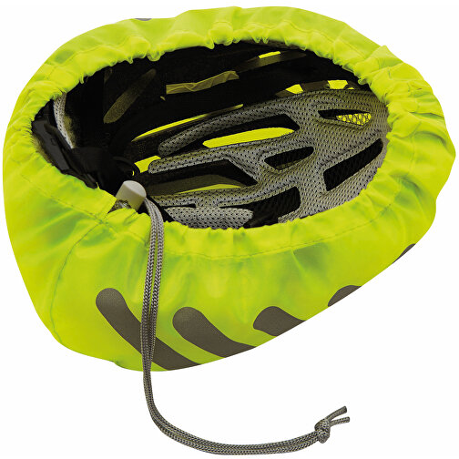 Fahrradhelm Regenschutz BIKE PROTECT , gelb, 210D Polyester / PU, , Bild 12