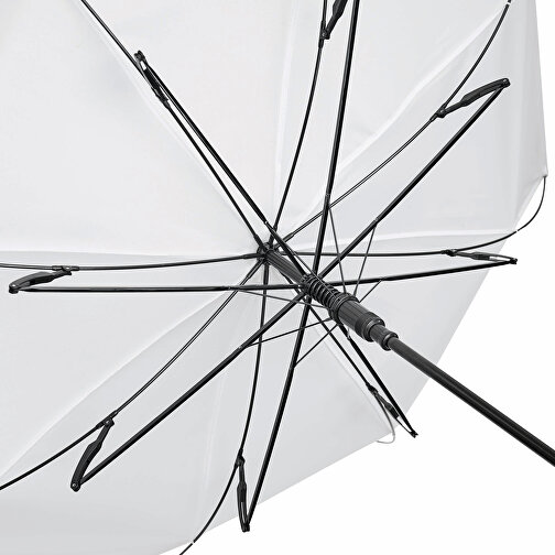 Windproof-Stockschirm WIND , weiss, Metall / Fiberglas / Polyester, , Bild 7