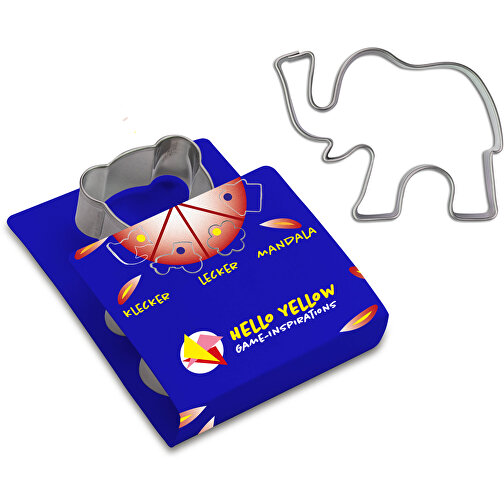Bageform til børn - elefant, tryk 4/0-c, Billede 1