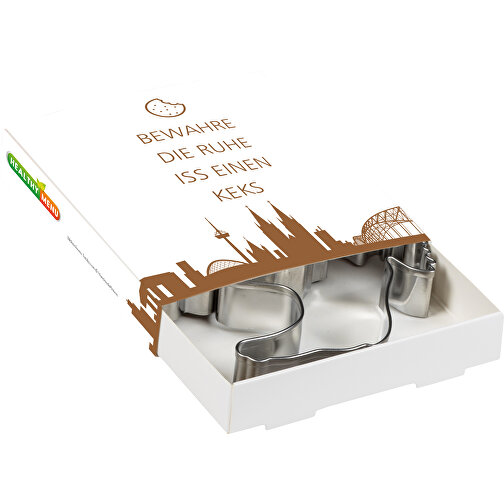 Caja premium para moldes de repostería - corazón + ratón, Imagen 1