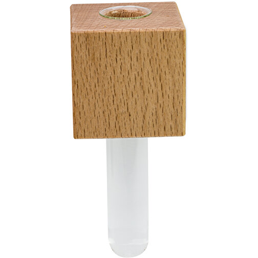 Mini-Vase Magnet - Mit Digitaldruck Und Lasergravur , Papier, Holz, Glas, Magnet, 4,00cm x 10,00cm x 4,00cm (Länge x Höhe x Breite), Bild 4