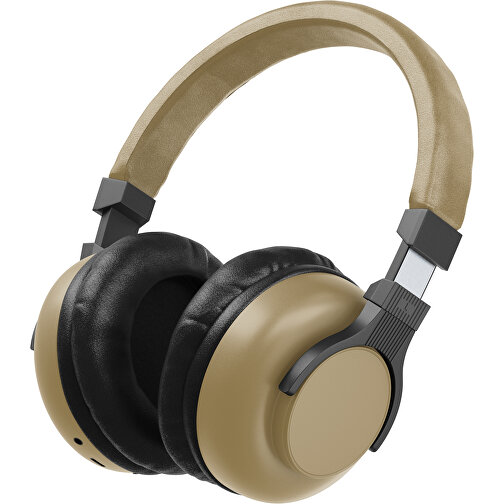 Bluetooth-ANC-Kopfhörer SilentHarmony Inkl. Individualisierung , gold / schwarz, Kunststoff, 20,00cm x 10,00cm x 17,00cm (Länge x Höhe x Breite), Bild 1