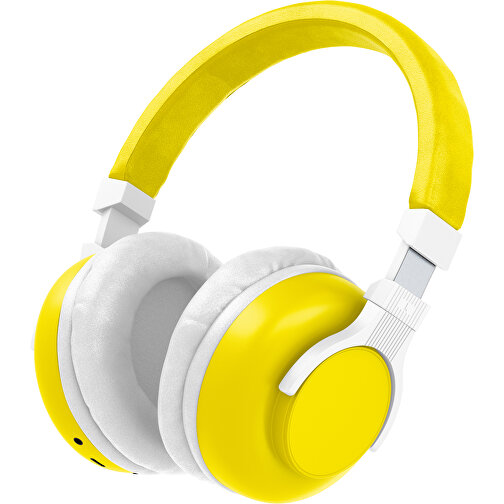 Bluetooth-ANC-Kopfhörer SilentHarmony Inkl. Individualisierung , gelb / weiß, Kunststoff, 20,00cm x 10,00cm x 17,00cm (Länge x Höhe x Breite), Bild 1