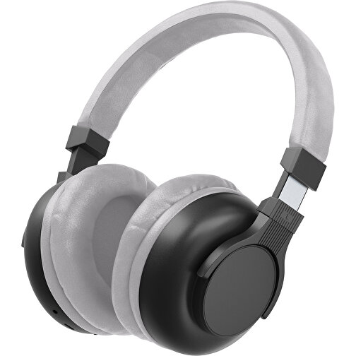 Bluetooth-ANC-Kopfhörer SilentHarmony Inkl. Individualisierung , schwarz / hellgrau, Kunststoff, 20,00cm x 10,00cm x 17,00cm (Länge x Höhe x Breite), Bild 1