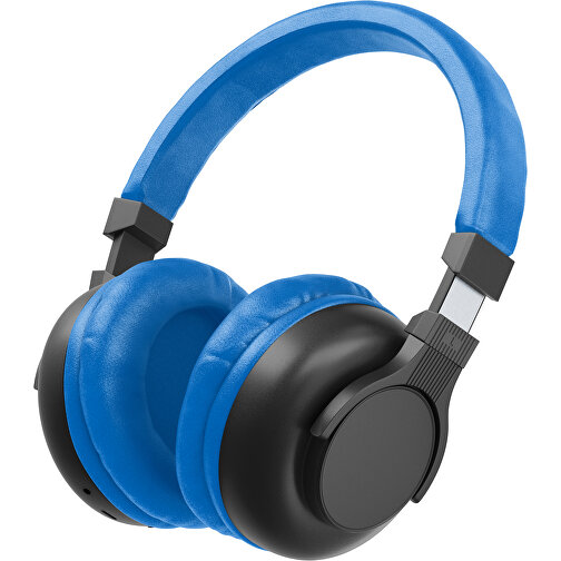 Bluetooth-ANC-Kopfhörer SilentHarmony Inkl. Individualisierung , schwarz / kobaltblau, Kunststoff, 20,00cm x 10,00cm x 17,00cm (Länge x Höhe x Breite), Bild 1