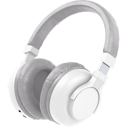 Bluetooth-ANC-Kopfhörer SilentHarmony Inkl. Individualisierung , weiß / hellgrau, Kunststoff, 20,00cm x 10,00cm x 17,00cm (Länge x Höhe x Breite), Bild 1
