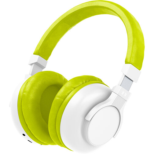 Bluetooth-ANC-Kopfhörer SilentHarmony Inkl. Individualisierung , weiß / hellgrün, Kunststoff, 20,00cm x 10,00cm x 17,00cm (Länge x Höhe x Breite), Bild 1