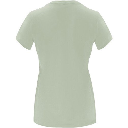 Capri T-Shirt Für Damen , mist green, Single jersey Strick 100% Baumwolle, 170 g/m2, L, , Bild 3