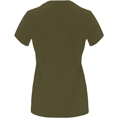 Capri T-Shirt Für Damen , militar green, Single jersey Strick 100% Baumwolle, 170 g/m2, 3XL, , Bild 3