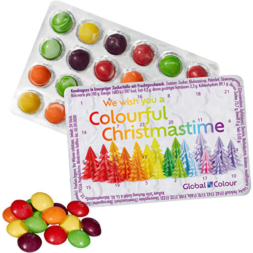 Najmniejszy (adwentowy) kalendarz na swiecie z cukierkami SKITTLES® Original Fruity Candy, Obraz 1