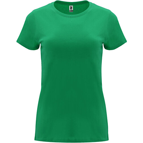 Capri T-Shirt Für Damen , kelly green, Single jersey Strick 100% Baumwolle, 170 g/m2, 2XL, , Bild 1
