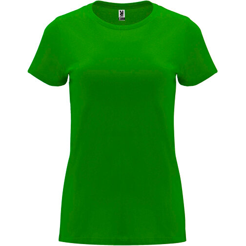 Capri T-Shirt Für Damen , grass green, Single jersey Strick 100% Baumwolle, 170 g/m2, XL, , Bild 2