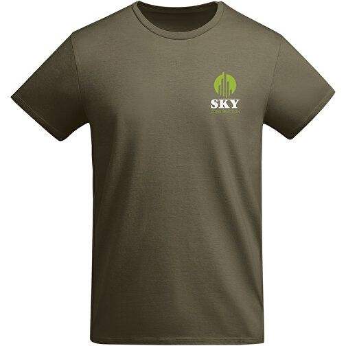 Breda T-Shirt Für Herren , militar green, Single jersey Strick 100% Bio Baumwolle, 175 g/m2, 2XL, , Bild 2