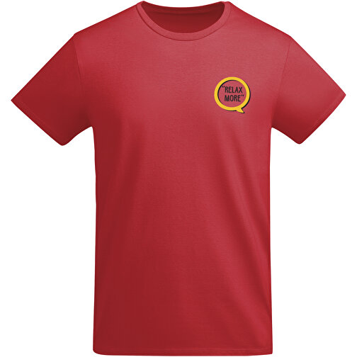 Breda T-Shirt Für Herren , rot, Single jersey Strick 100% Bio Baumwolle, 175 g/m2, M, , Bild 2
