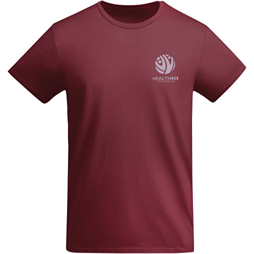 Breda T-Shirt Für Herren , garnet, Single jersey Strick 100% Bio Baumwolle, 175 g/m2, M, , Bild 2