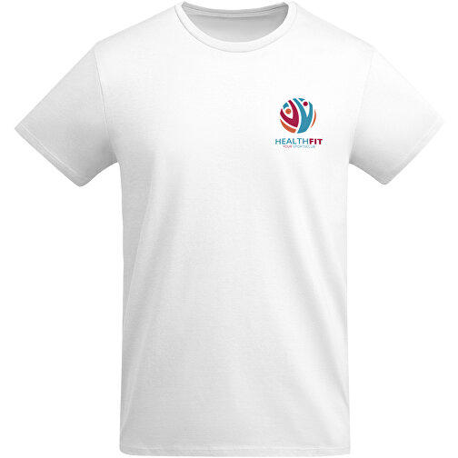 Breda T-Shirt Für Herren , weiß, Single jersey Strick 100% Bio Baumwolle, 175 g/m2, 3XL, , Bild 2