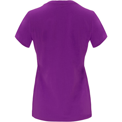 Capri T-Shirt Für Damen , lila, Single jersey Strick 100% Baumwolle, 170 g/m2, S, , Bild 3