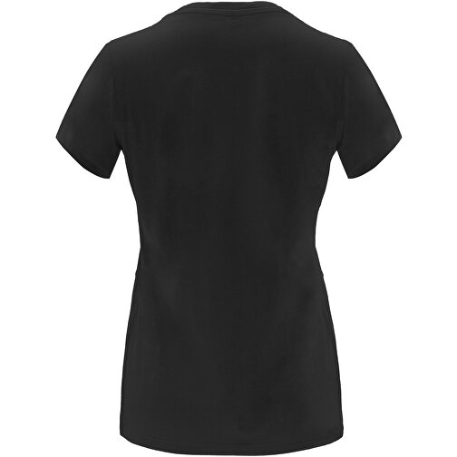 Capri T-Shirt Für Damen , schwarz, Single jersey Strick 100% Baumwolle, 170 g/m2, L, , Bild 3
