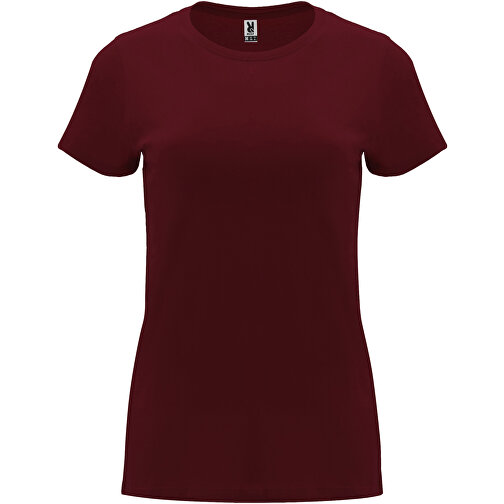 Capri T-Shirt Für Damen , garnet, Single jersey Strick 100% Baumwolle, 170 g/m2, XL, , Bild 1