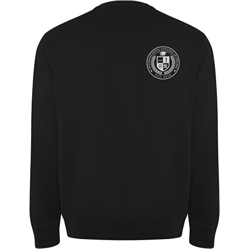 Batian Sweatshirt Mit Rundhalsausschnitt Unisex , schwarz, Strick 57% Bio Baumwolle, 8% Baumwolle, 21% Recyceltes Polyester, 14% Polyester, 300 g/m2, L, , Bild 2