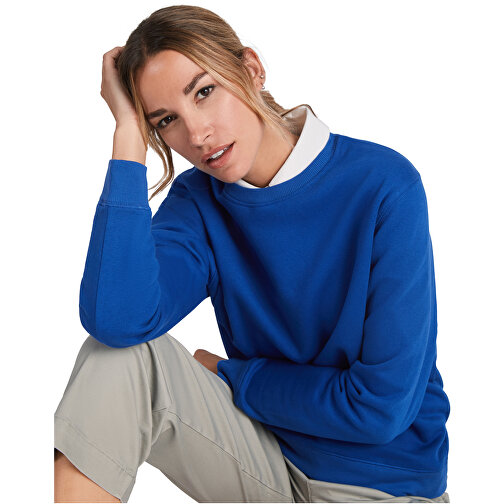 Batian Sweatshirt Mit Rundhalsausschnitt Unisex , weiß, Strick 60% Bio Baumwolle, 40% Recyceltes Polyester, 300 g/m2, M, , Bild 3