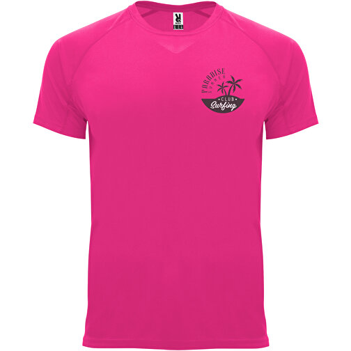 Bahrain Sport T-Shirt Für Herren , pink fluor, Interlock Strick 100% Polyester, 135 g/m2, 2XL, , Bild 2