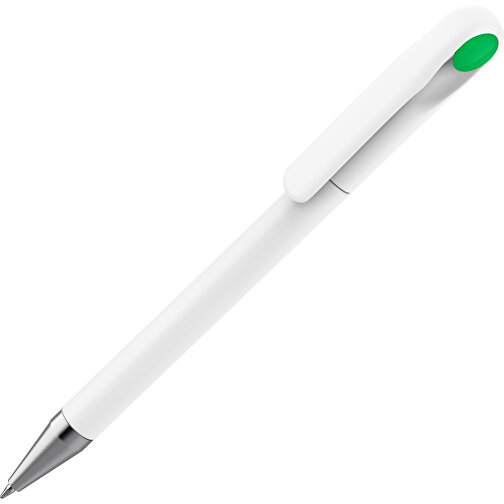 Prodir DS1 TMS Twist Kugelschreiber , Prodir, weiss / grün, Kunststoff / Metall, 14,10cm x 1,40cm (Länge x Breite), Bild 1