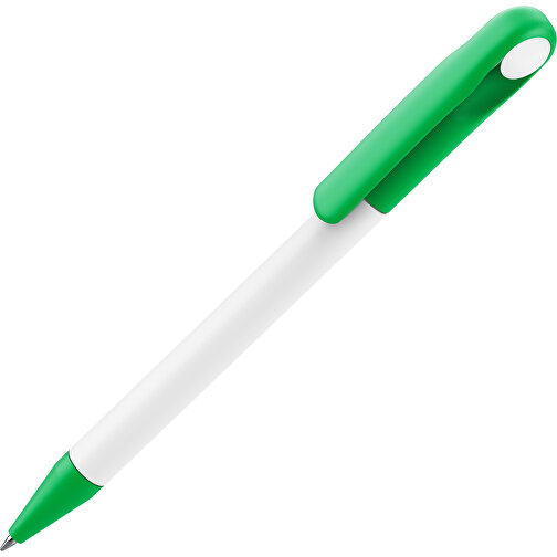Prodir DS1 TMM Twist Kugelschreiber , Prodir, weiss / grün, Kunststoff, 14,10cm x 1,40cm (Länge x Breite), Bild 1