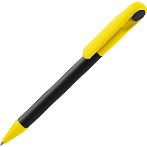 Prodir DS1 TMM Twist Kugelschreiber , Prodir, schwarz / goldgelb, Kunststoff, 14,10cm x 1,40cm (Länge x Breite), Bild 1