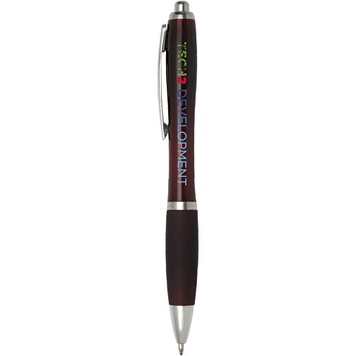 Nash Kugelschreiber Mit Farbigem Schaft Und Griff , merlot rot, ABS Kunststoff, 14,00cm (Länge), Bild 2