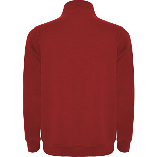 Aneto Pullover Mit Viertelreißverschluss , rot, Strick 50% Baumwolle, 50% Polyester, 280 g/m2, S, , Bild 2