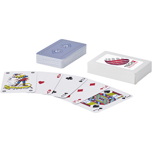 Ace Spielkartenset Aus Kraftpapier , weiß, Papier, 8,80cm x 1,90cm x 5,70cm (Länge x Höhe x Breite), Bild 2