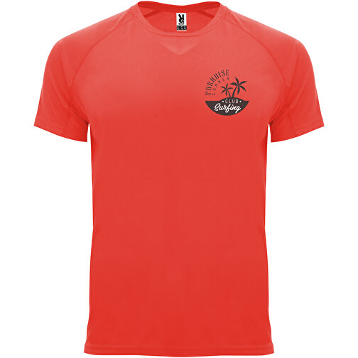 Bahrain Sport T-Shirt Für Herren , fluor coral, Interlock Strick 100% Polyester, 135 g/m2, XL, , Bild 2