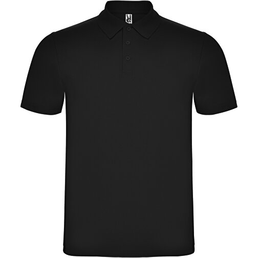 Austral Poloshirt Unisex , schwarz, Piqué Strick 100% Baumwolle, 180 g/m2, L, , Bild 1