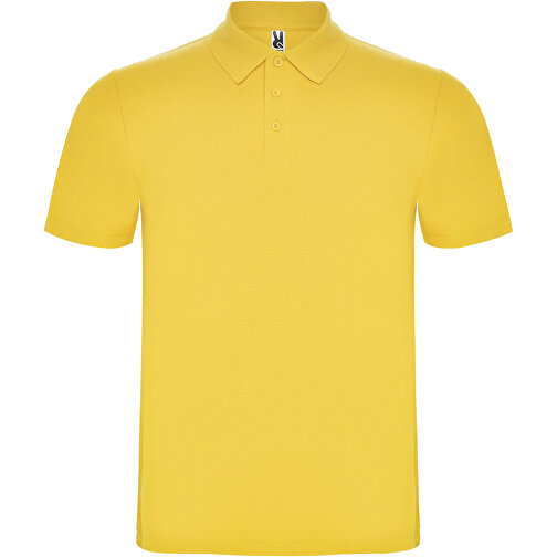 Austral Poloshirt Unisex , gelb, Piqué Strick 100% Baumwolle, 180 g/m2, M, , Bild 1