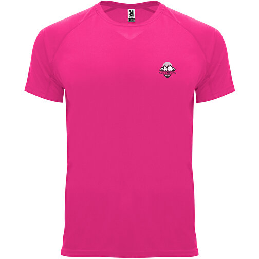 Bahrain Sport T-Shirt Für Kinder , pink fluor, Interlock Strick 100% Polyester, 135 g/m2, 4, , Bild 2