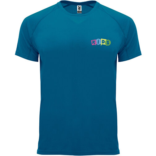 Bahrain Sport T-Shirt Für Kinder , moonlight blue, Interlock Strick 100% Polyester, 135 g/m2, 8, , Bild 2