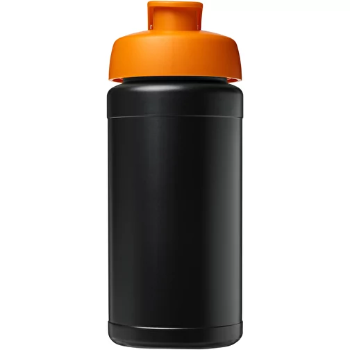Bouteille de sport Baseline de 500 ml recyclée avec couvercle rabattable, Image 3