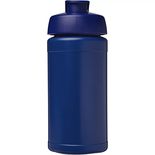 Bouteille de sport Baseline de 500 ml recyclée avec couvercle rabattable, Image 3